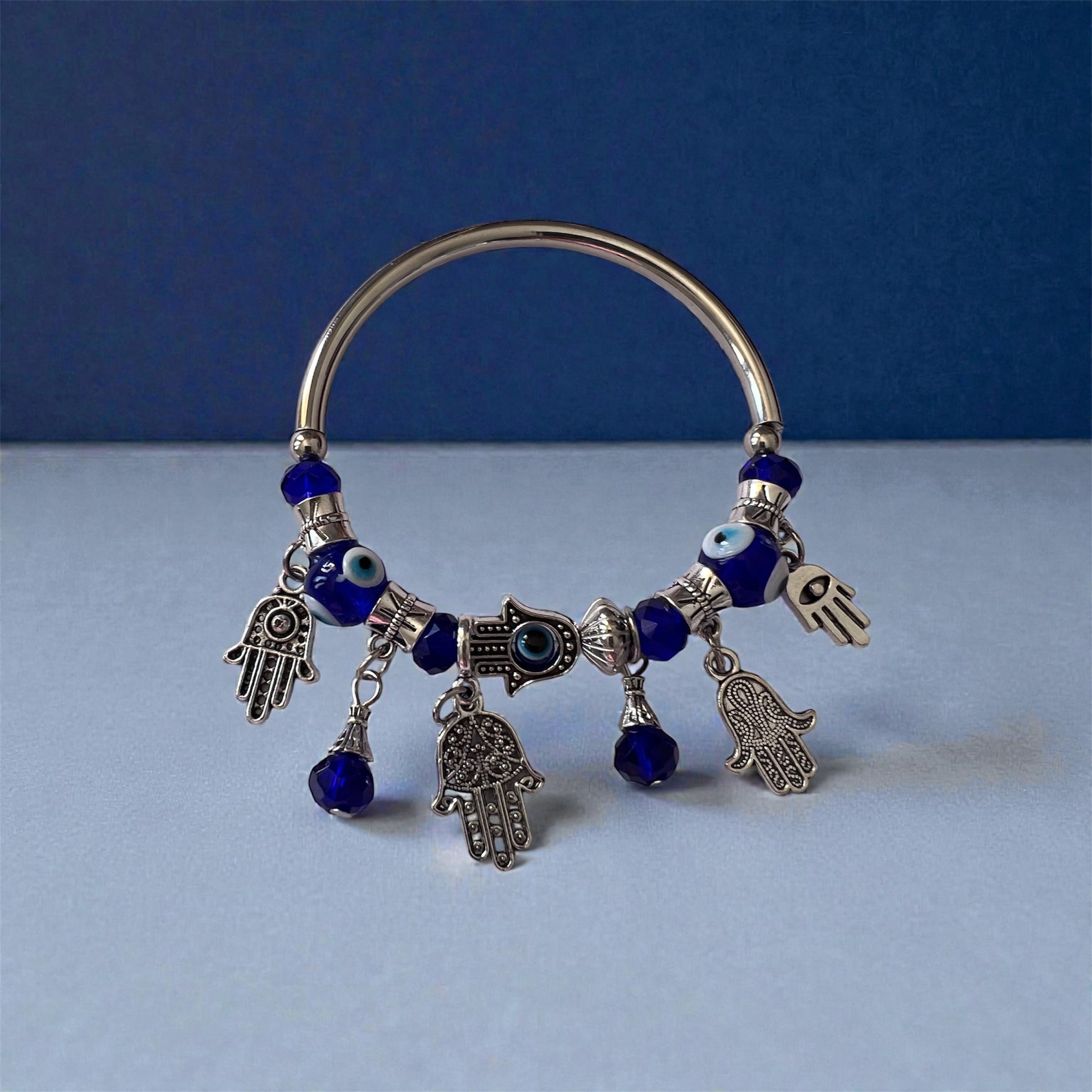 Evil Eye & Hamsa Hand Decor Bracelet