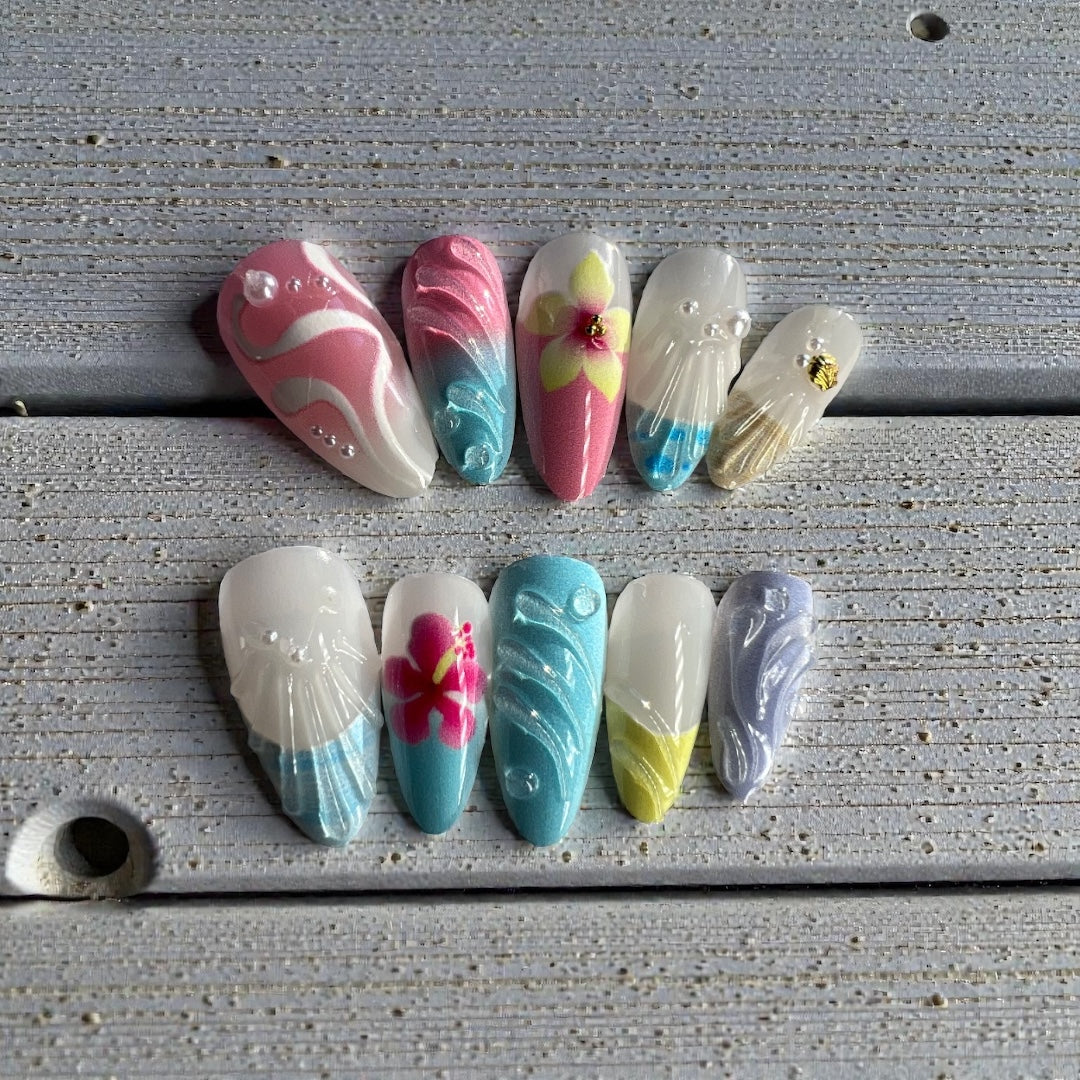 Sweet and Cute Floral Design, Glossy Finish.