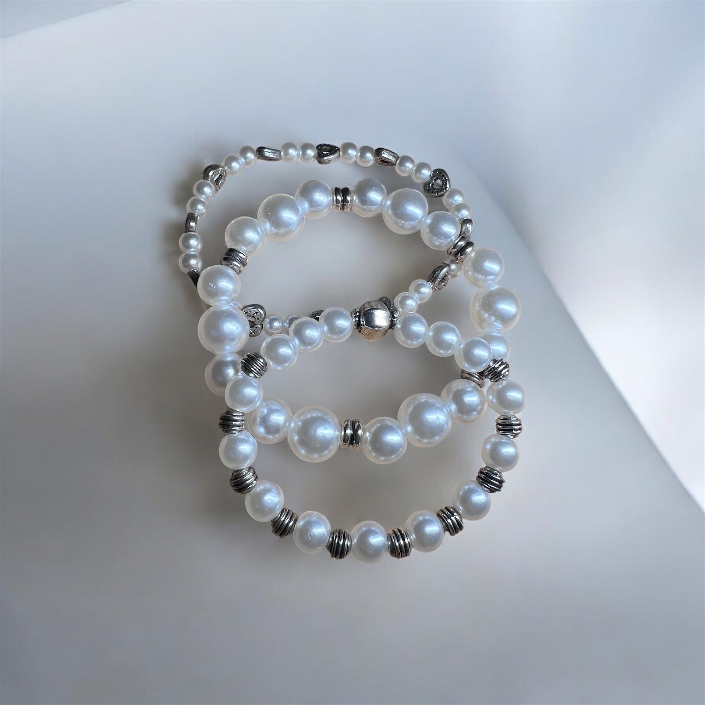 Triple White Freshwater Pearl