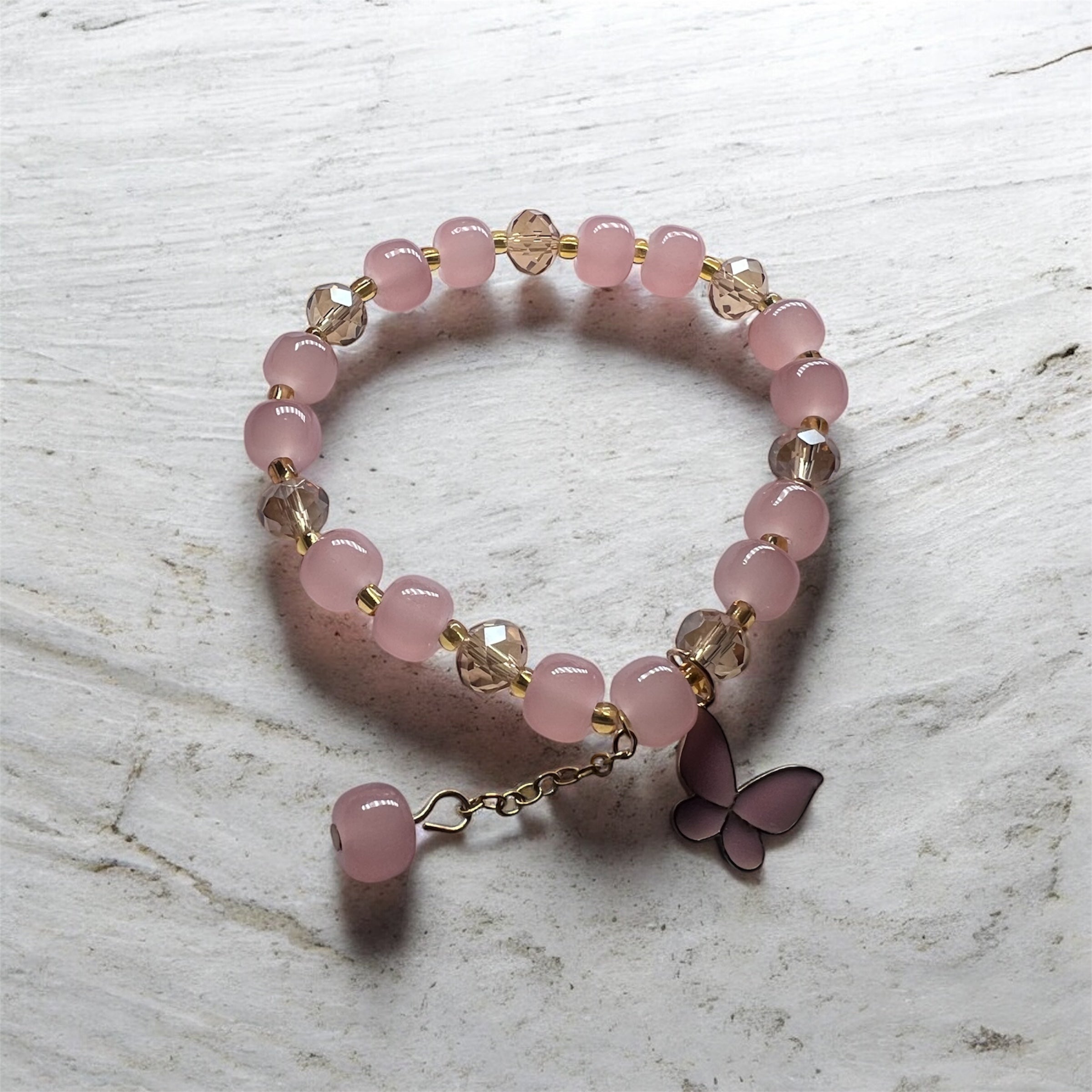 Crystal Beaded Butterfly Design