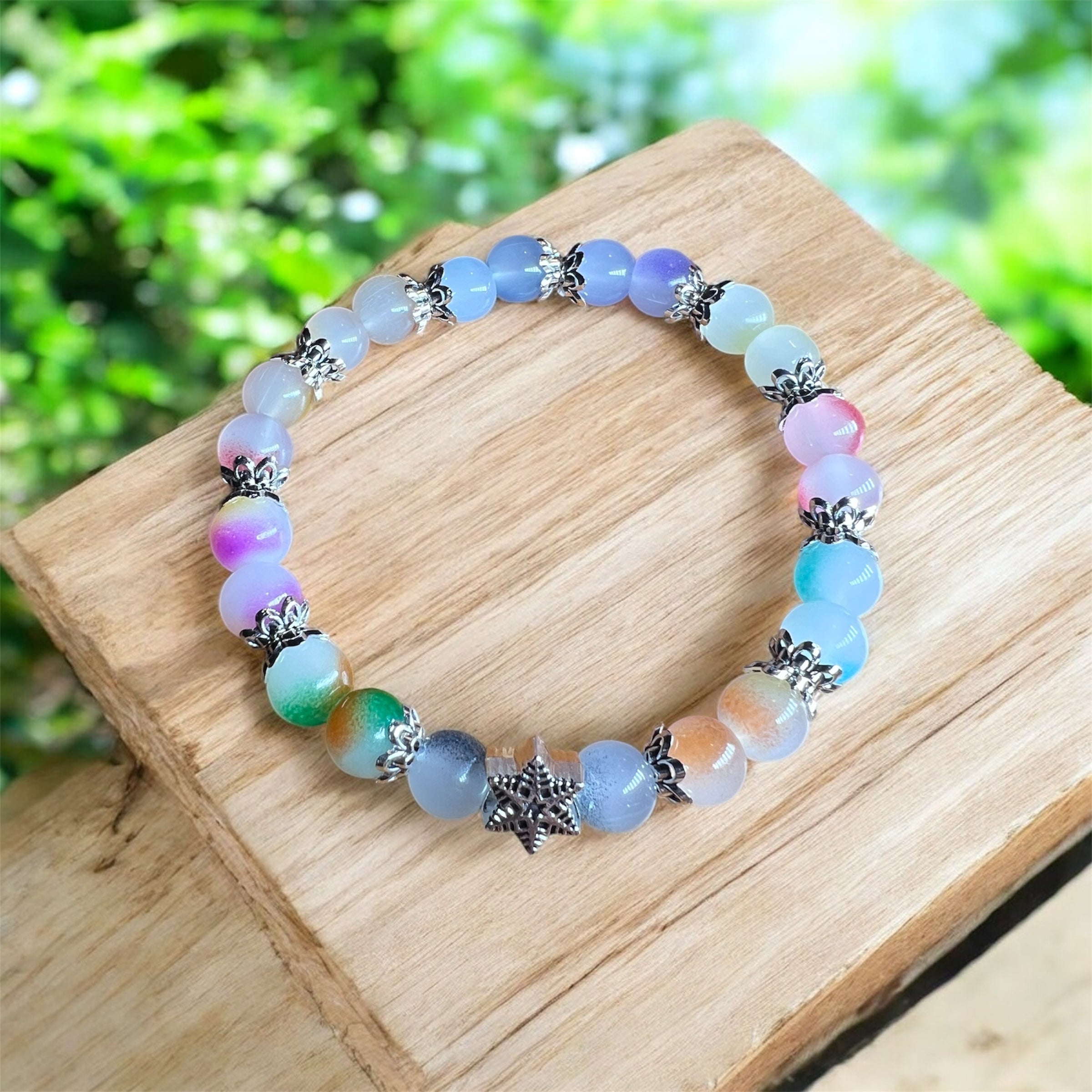 Multicolored Glass Beads