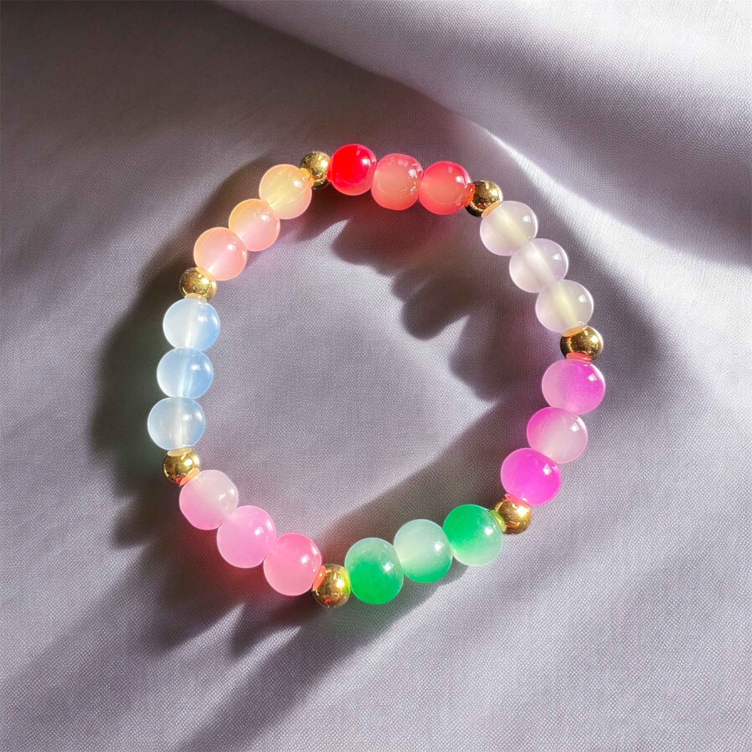 Multi Colored Glass Beads