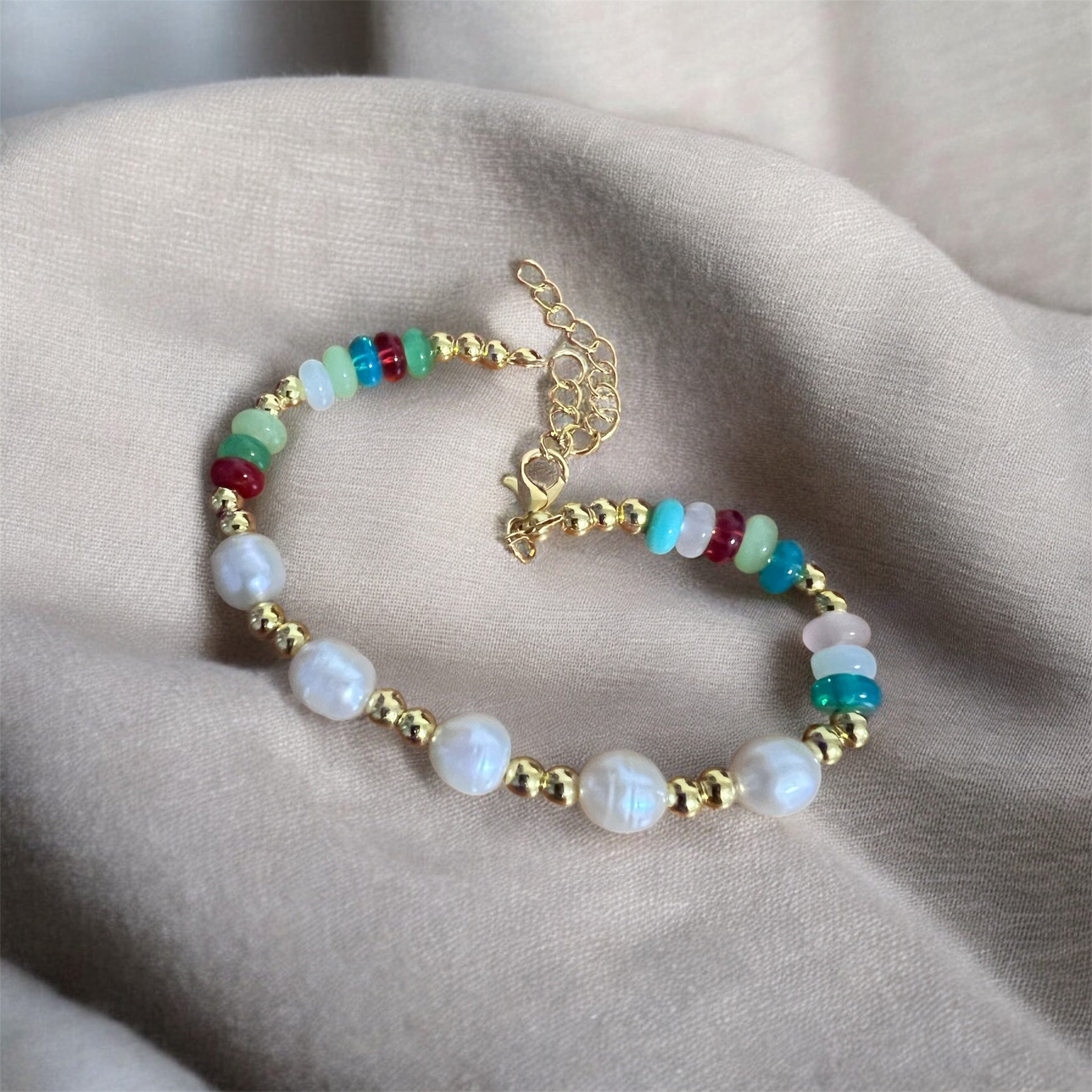 Pearls and Mixed Glass Beaded